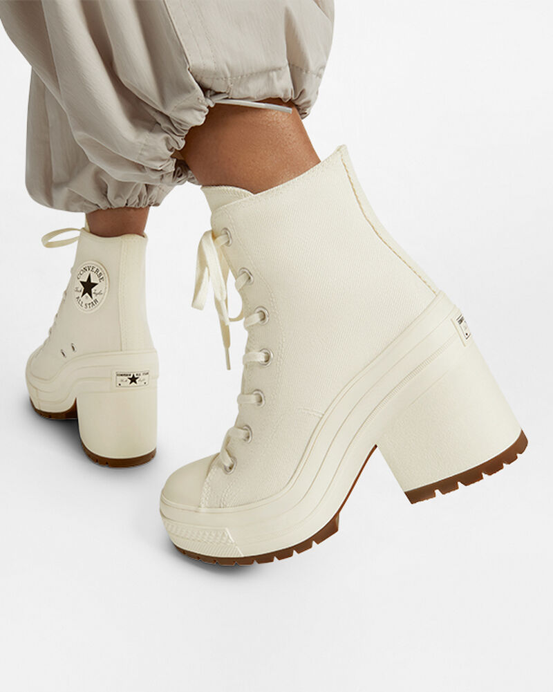 Dámské Boty Na Platformy Converse ​Chuck 70 De Luxe Heel Černé | 2490-LWNQM