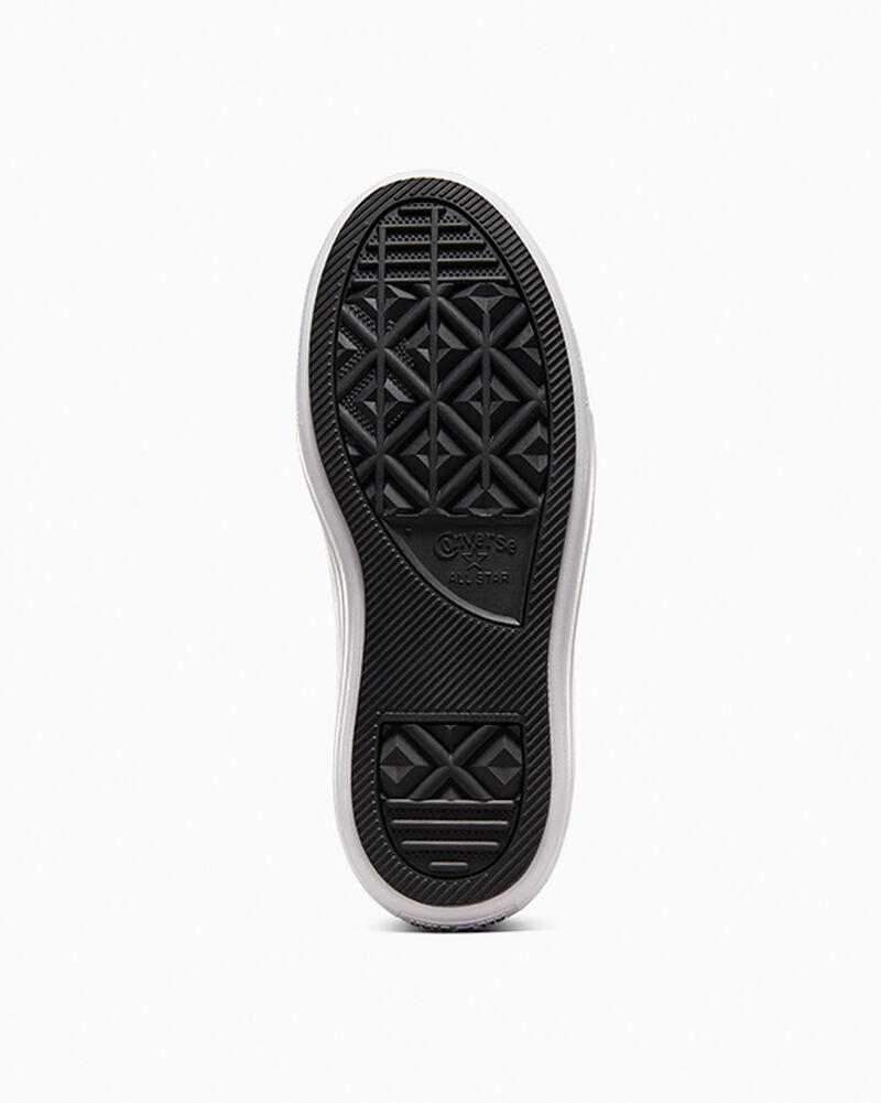 Dámské Boty Na Platformy Converse ​Chuck Taylor All Star Move Černé Béžový Bílé Bílé | 4097-MZLUH