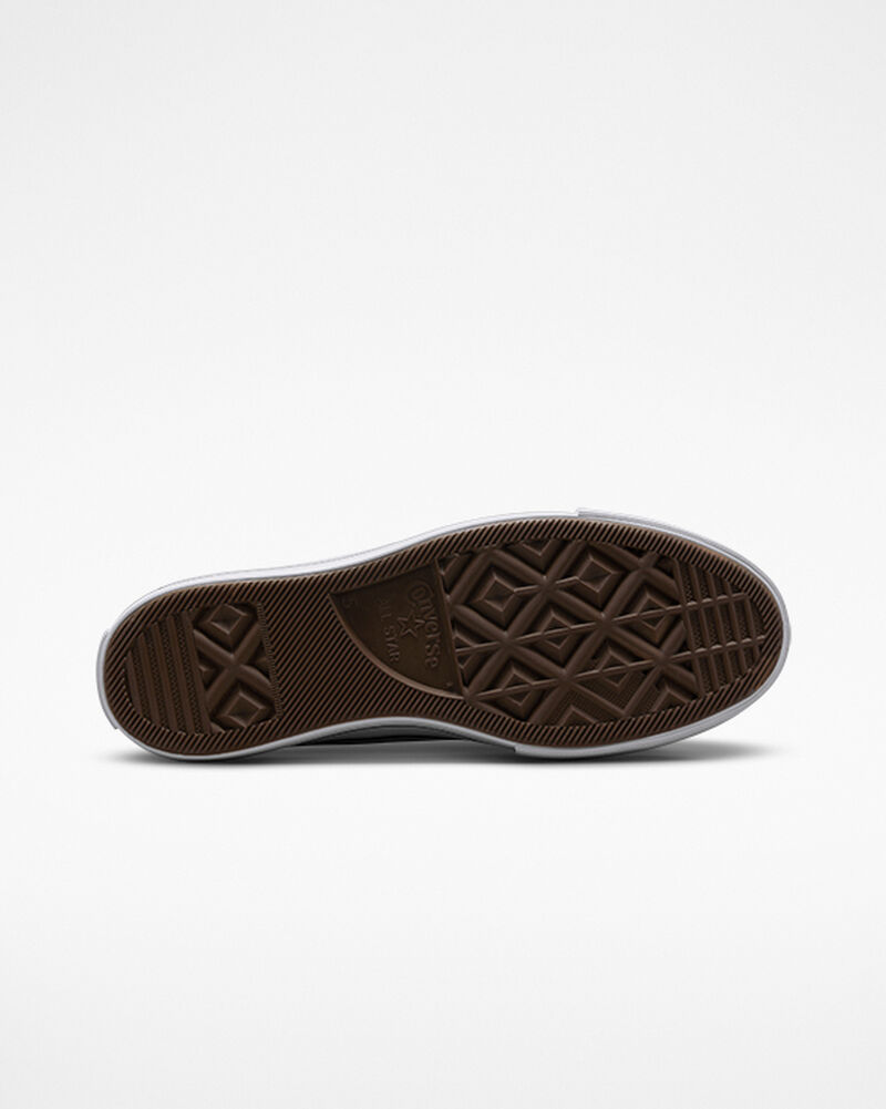 Dámské Boty Na Platformy Converse ​Chuck Taylor All Star Lift Platene Bílé Černé | 5716-GVPAF