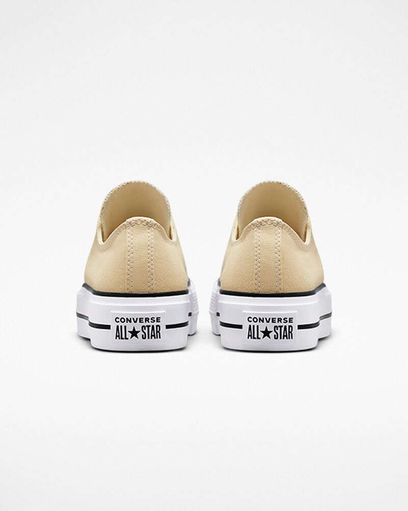 Dámské Boty Na Platformy Converse ​Chuck Taylor All Star Lift Platene Bílé Černé | 5716-GVPAF