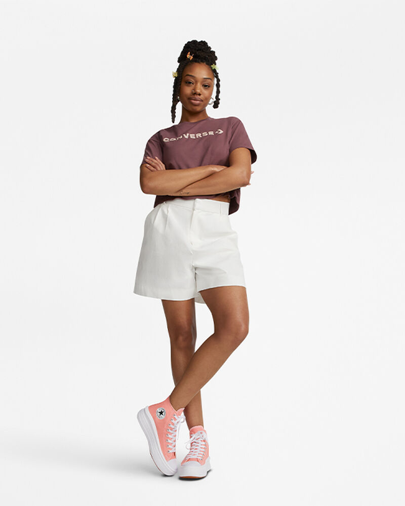 Dámské Boty Na Platformy Converse ​Chuck Taylor All Star Move Bílé Bílé | 6351-YBELH