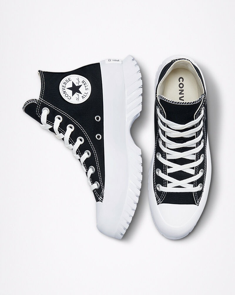 Dámské Boty Na Platformy Converse ​Chuck Taylor All Star Lugged 2.0 Černé Bílé | 6417-JBUXF