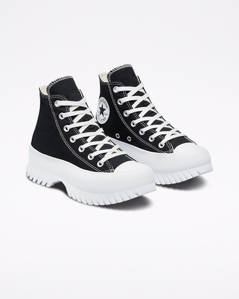 Dámské Boty Na Platformy Converse ​Chuck Taylor All Star Lugged 2.0 Černé Bílé | 6417-JBUXF