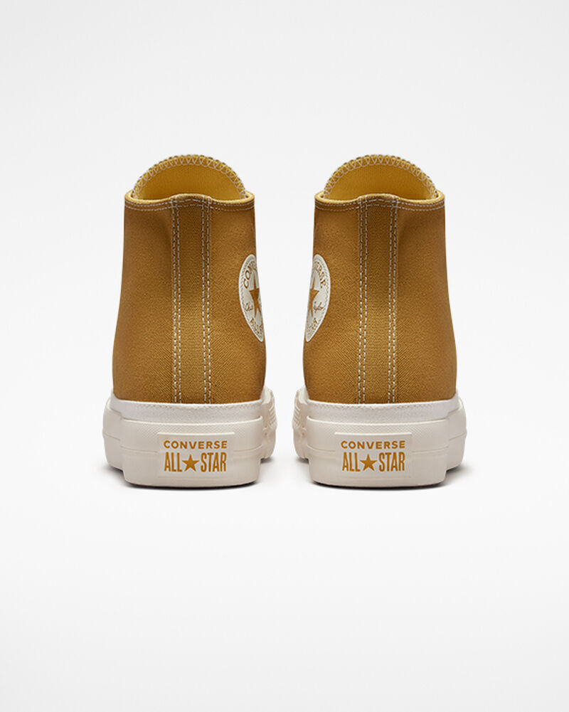 Dámské Boty Na Platformy Converse ​Chuck Taylor All Star Lift Tonal Platene Oranžové Žluté | 6435-CDFXK