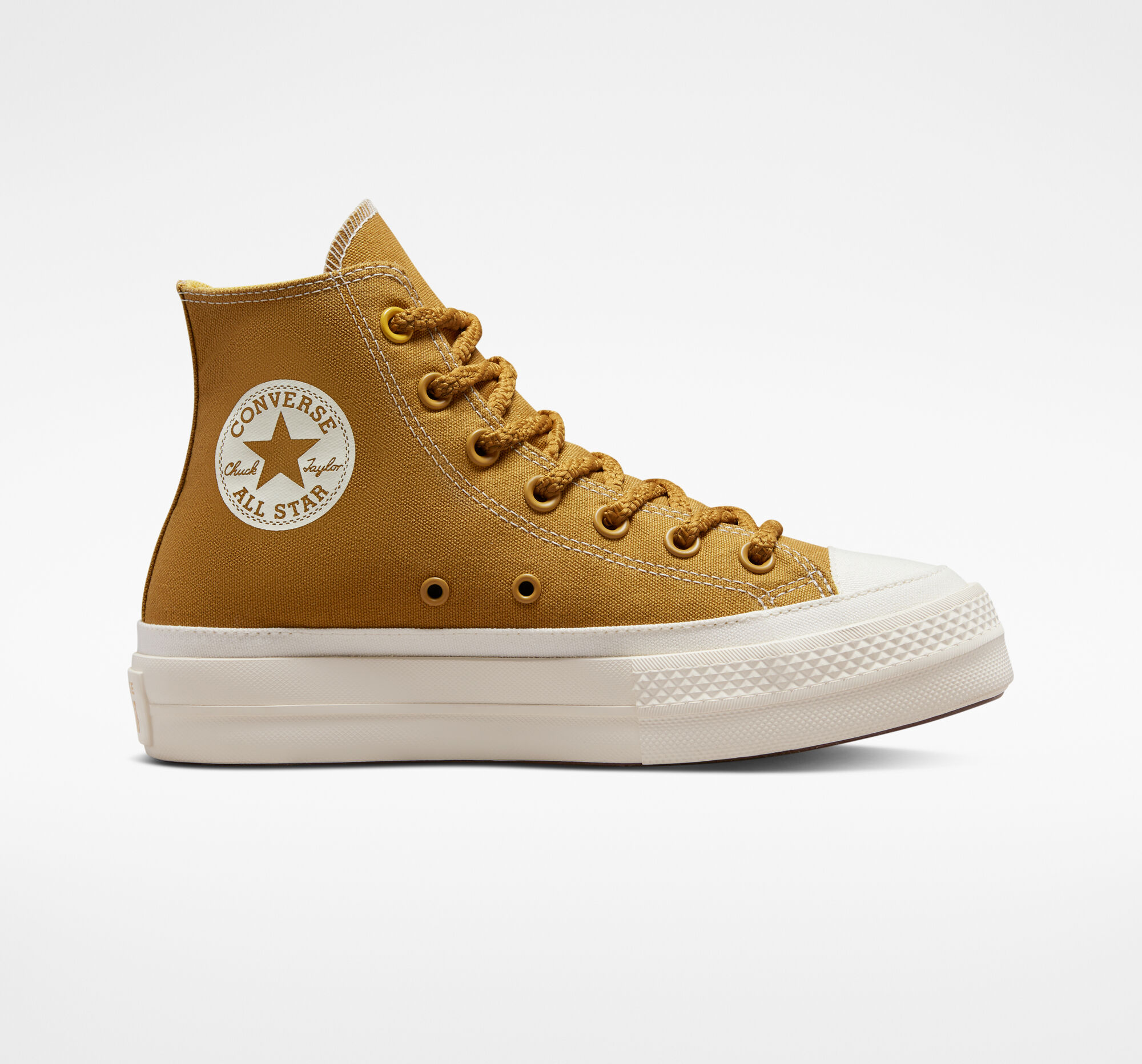 Dámské Boty Na Platformy Converse ​Chuck Taylor All Star Lift Tonal Platene Oranžové Žluté | 6435-CDFXK