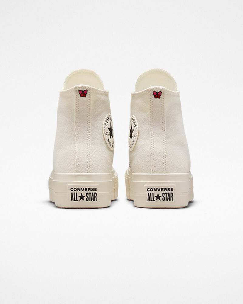 Dámské Boty Na Platformy Converse ​Chuck Taylor All Star Lift DIY Beads Černé | 6751-JWNPQ