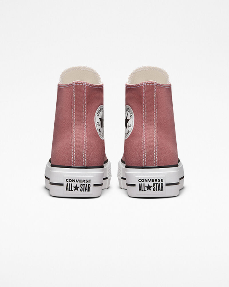 Dámské Boty Na Platformy Converse ​Chuck Taylor All Star Lift Seasonal Color Černé Bílé | 6879-WRZKF