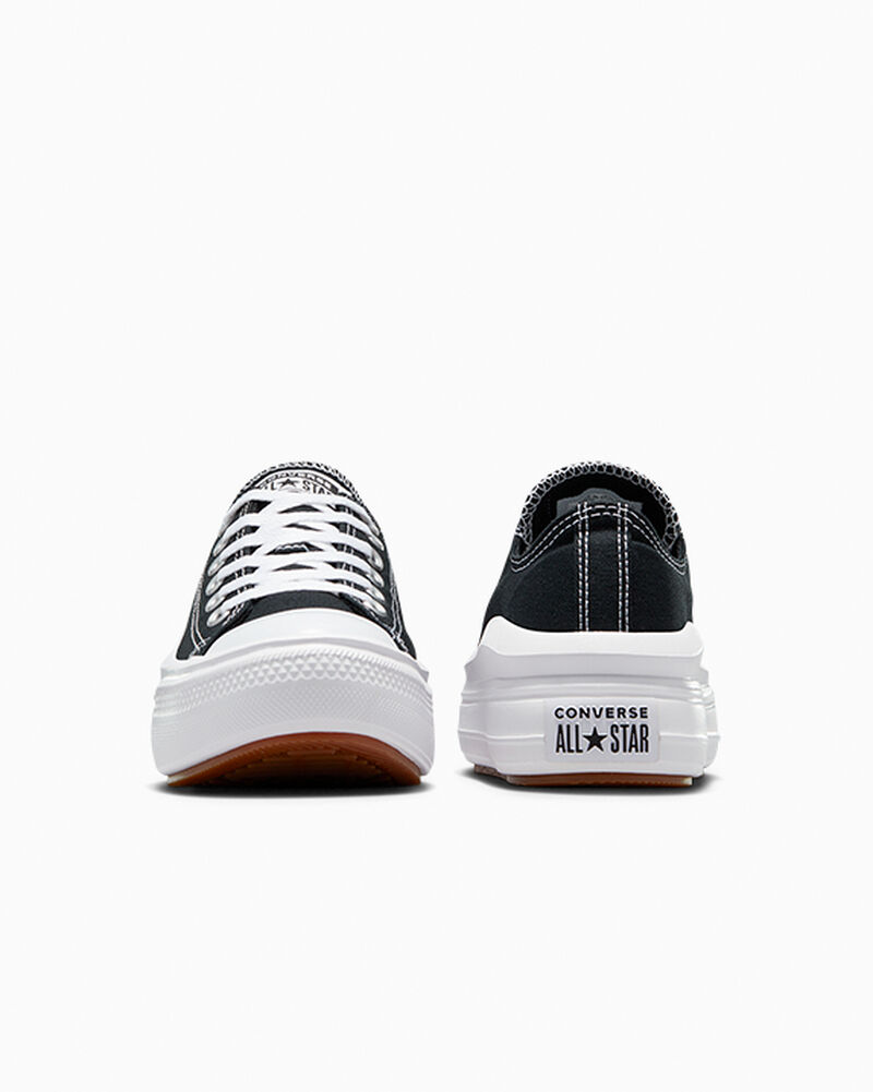 Dámské Boty Na Platformy Converse ​Chuck Taylor All Star Move Černé Bílé Bílé | 8964-ABLQR