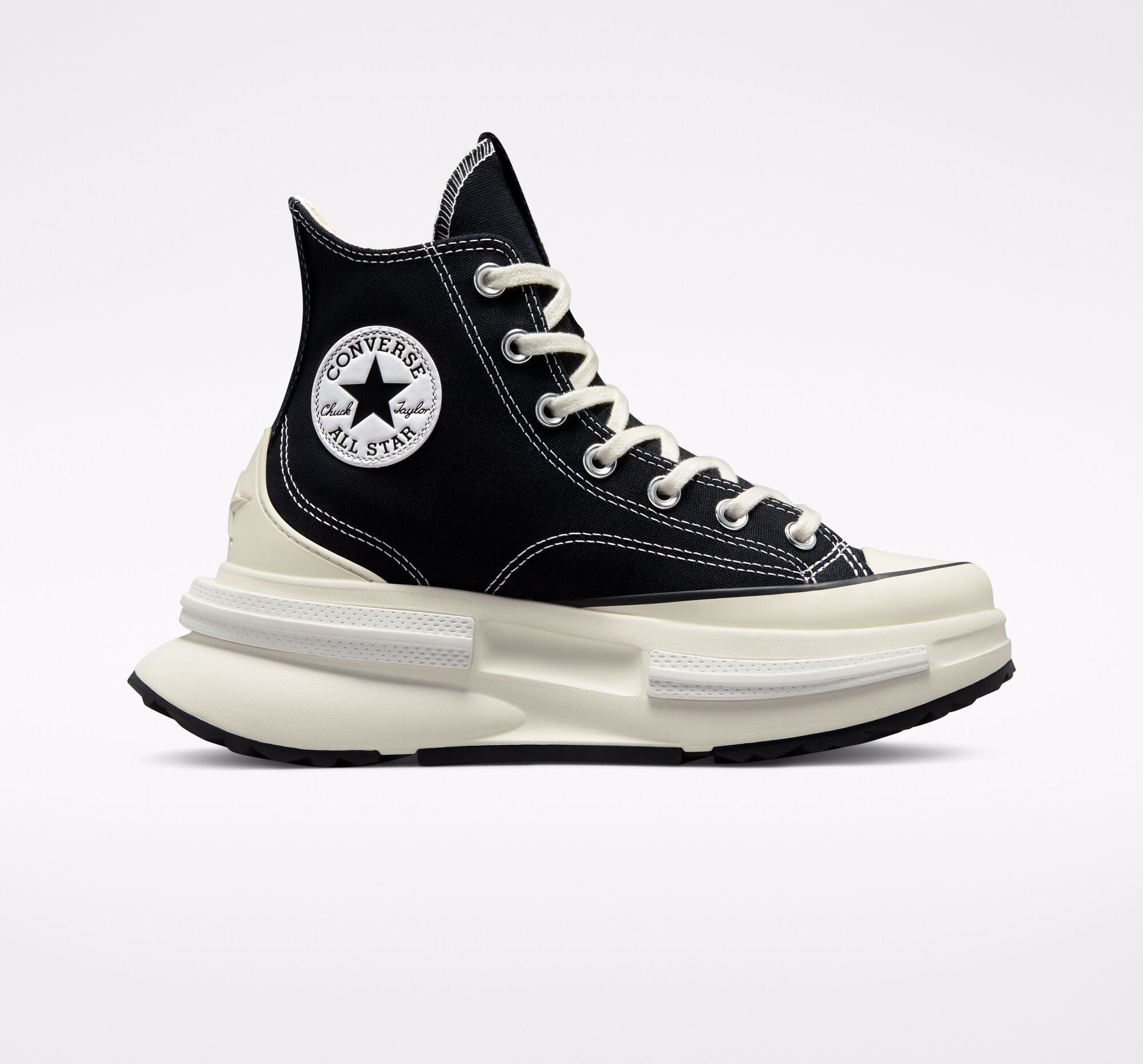 Dámské Boty Na Platformy Converse ​Run Star Legacy CX Černé Bílé | 7821-ZSDYB