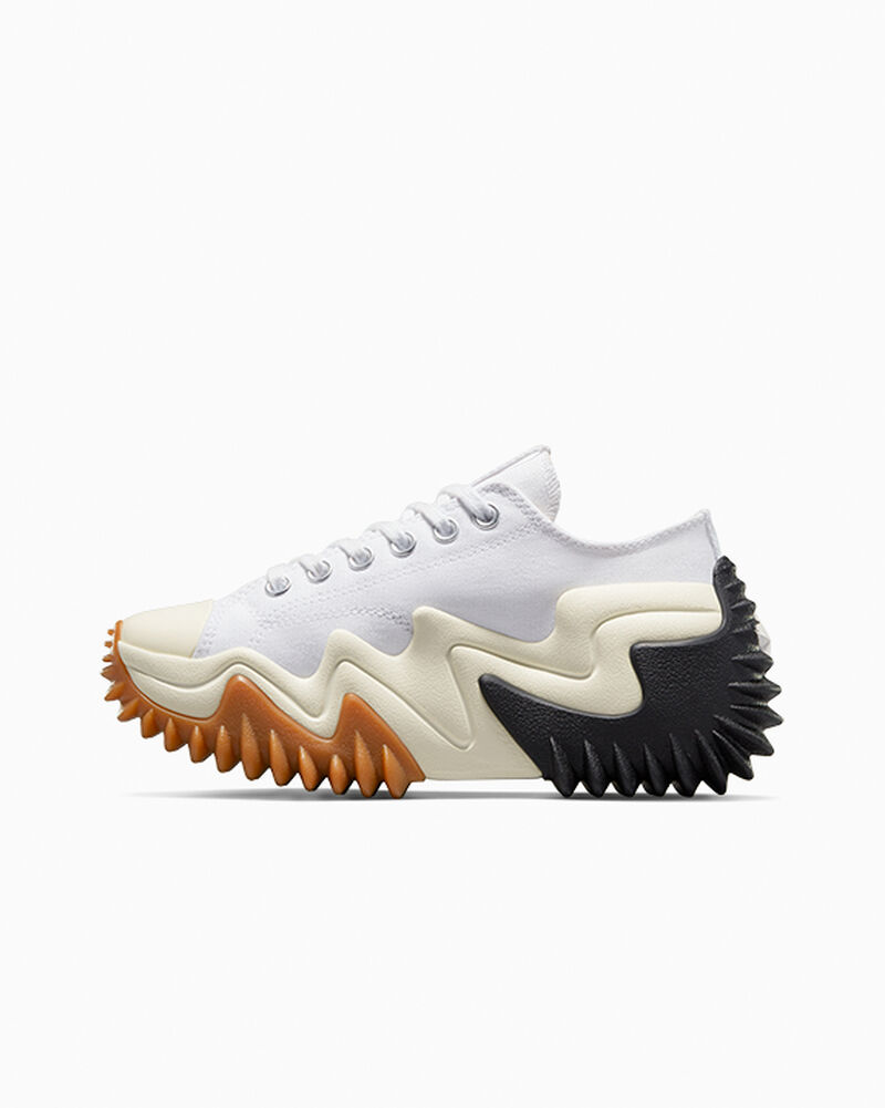 Dámské Nízké Converse Run Star Motion CX Bílé Černé | 4298-HFBXR
