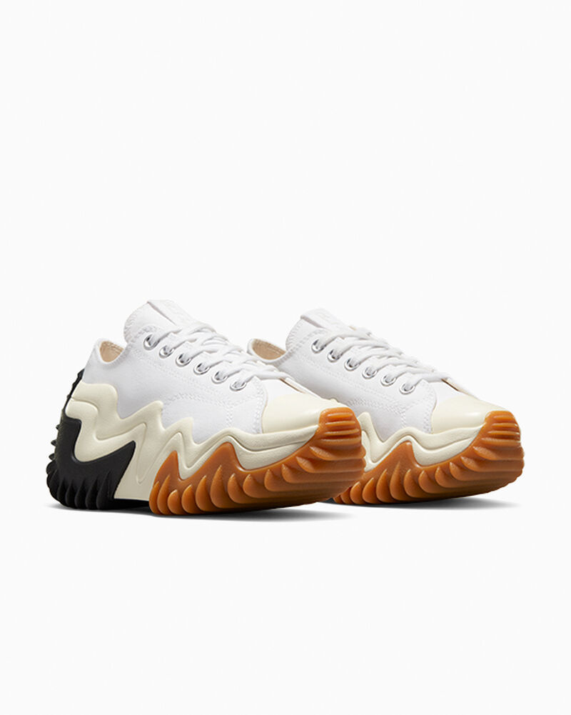 Dámské Nízké Converse Run Star Motion CX Bílé Černé | 4298-HFBXR