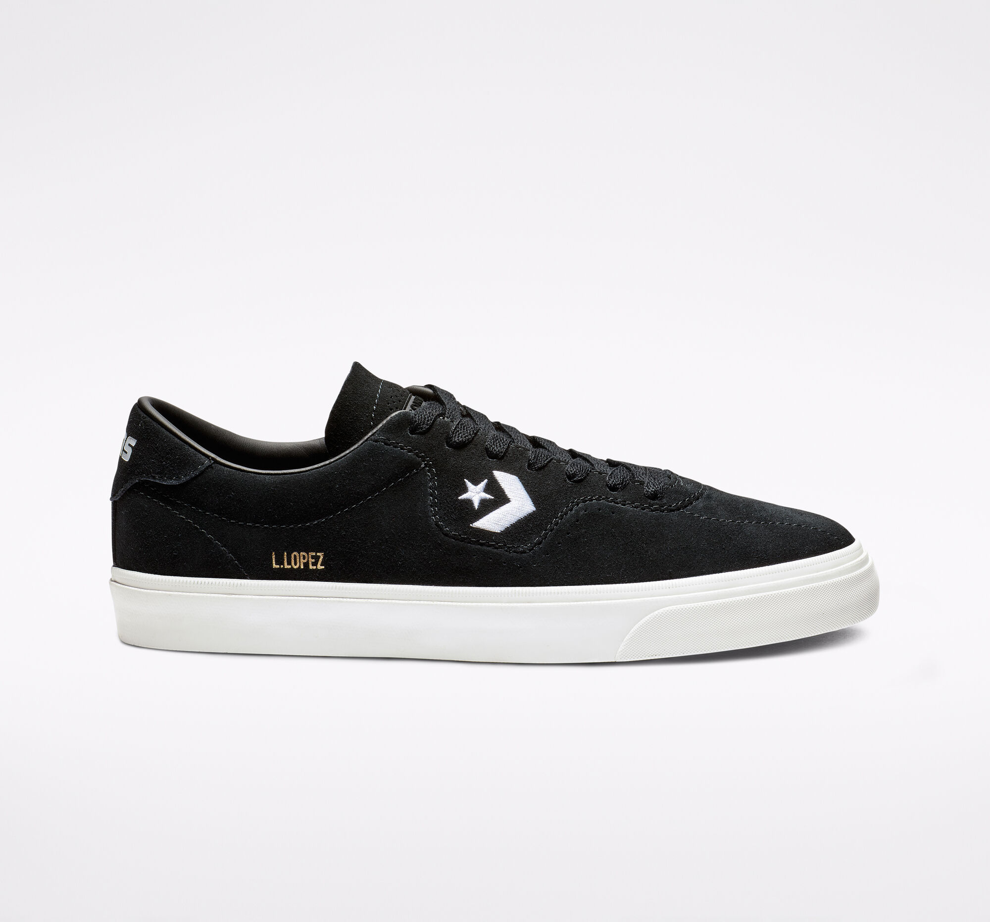 Dámské Nízké Converse ​CONS Louie Lopez Pro Skate Černé Černé Bílé | 3612-ZOEKF