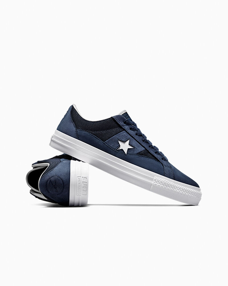 Dámské Nízké Converse ​CONS One Star Pro Alltimers Skate Tmavě Blankyt Tmavě Blankyt | 3647-KHWLX