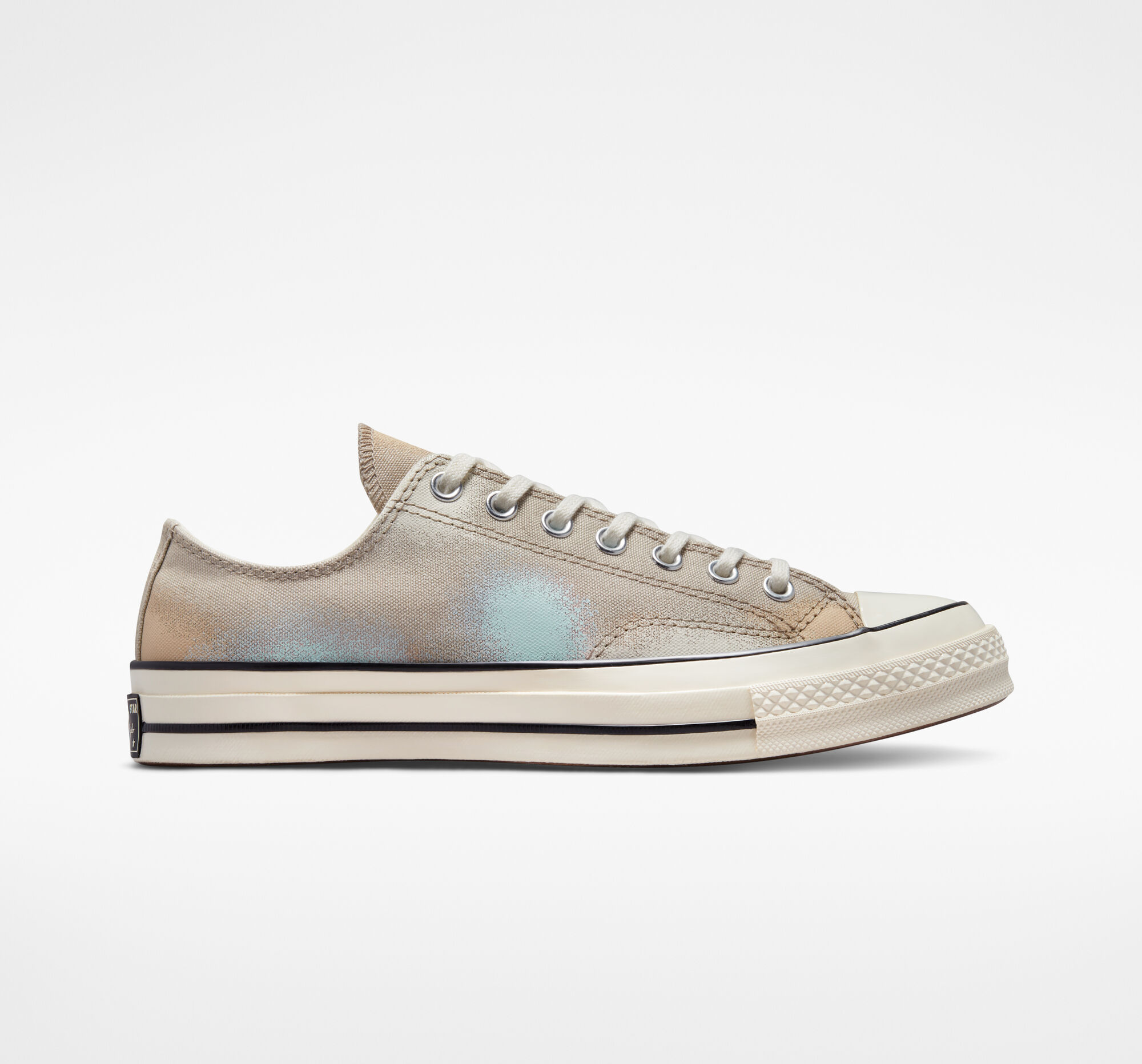 Dámské Nízké Converse ​Chuck 70 Spray Paint Unisex Šedé Světle Tyrkysové Bílé | 8149-FVIMR