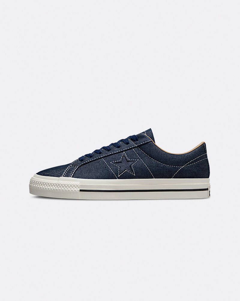 Dámské Nízké Converse ​One Star Pro Denim Skate Tmavě Blankyt Tmavě Blankyt | 3480-GYQRP