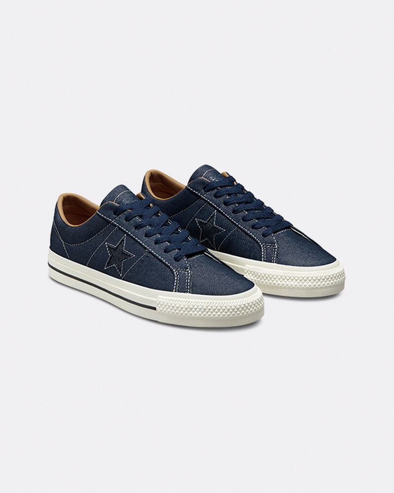 Dámské Nízké Converse ​One Star Pro Denim Skate Tmavě Blankyt Tmavě Blankyt | 3480-GYQRP