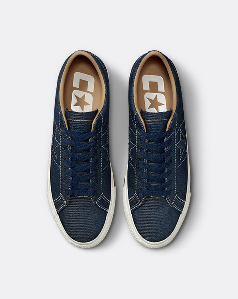 Dámské Nízké Converse ​One Star Pro Denim Skate Tmavě Blankyt Tmavě Blankyt | 4603-UBMZN