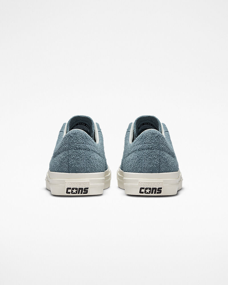 Dámské Nízké Converse ​One Star Pro Vintage Semišové Skate Šedé Tmavě Blankyt | 4362-IAKGW