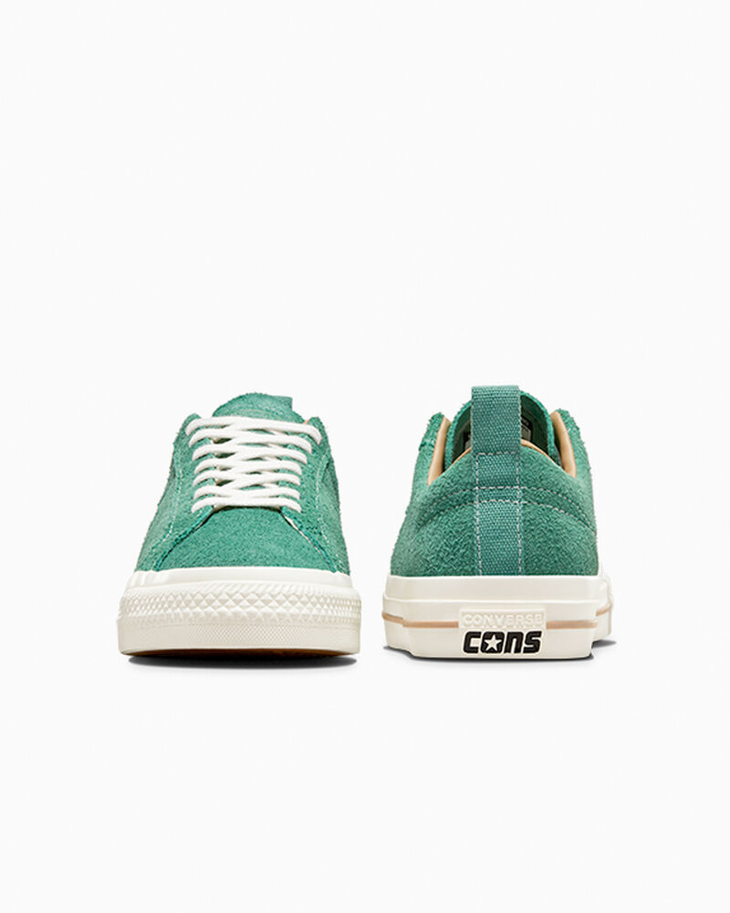 Dámské Nízké Converse ​One Star Pro Vintage Semišové Skate Algae Coast/Egret | 7486-UBHVZ