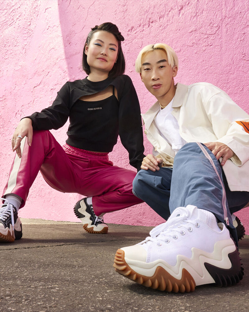 Dámské Nízké Converse ​Run Star Motion CX Černé Bílé | 5369-SADER