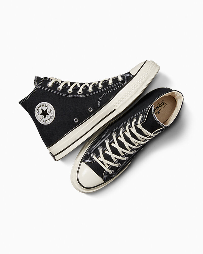 Dámské Vysoké Converse Chuck 70 Black Černé Černé | 0598-TYJAC