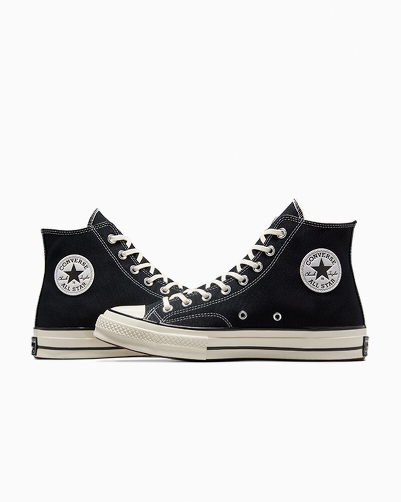 Dámské Vysoké Converse Chuck 70 Black Černé Černé | 0598-TYJAC