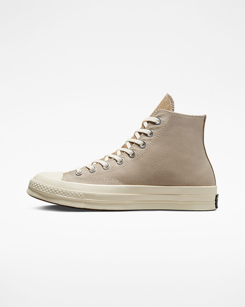 Dámské Vysoké Converse Chuck 70 Tri-Panel Šedé | 6802-KJFAP