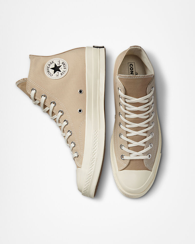 Dámské Vysoké Converse Chuck 70 Tri-Panel Šedé | 6802-KJFAP