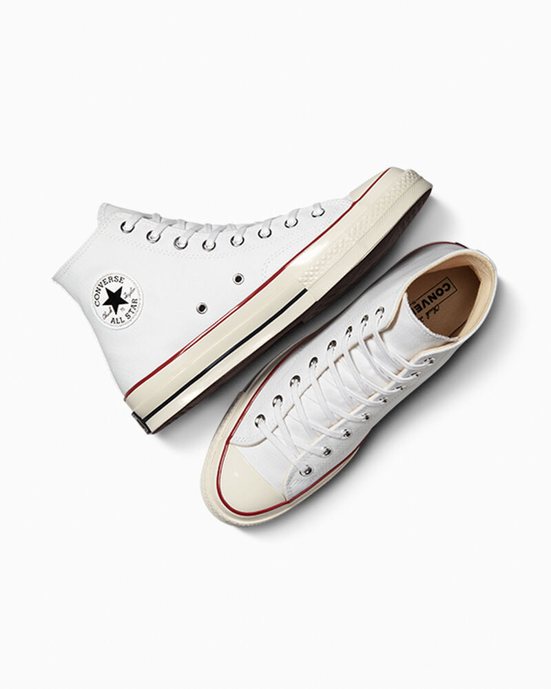 Dámské Vysoké Converse Chuck 70 White Bílé | 7062-LFPUA