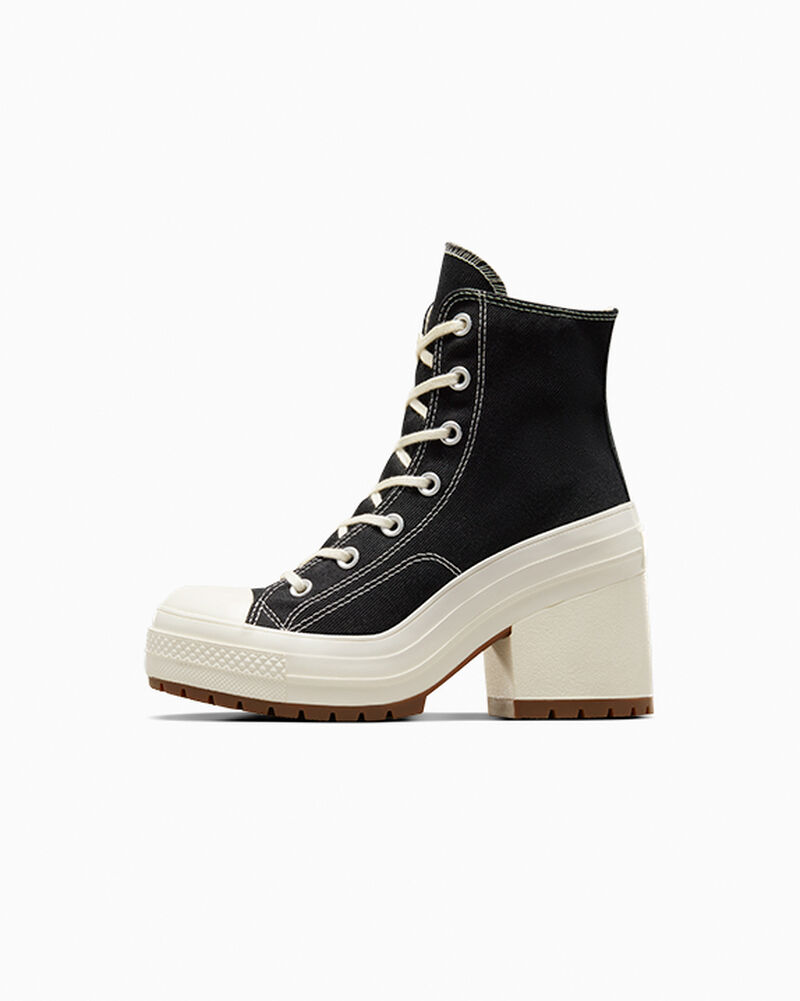 Dámské Vysoké Converse ​Chuck 70 De Luxe Heel Černé | 4731-FHOZS