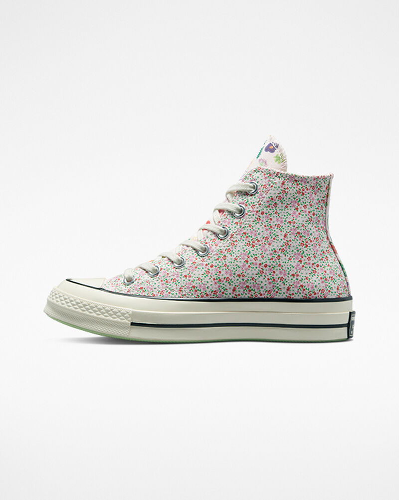 Dámské Vysoké Converse ​Chuck 70 Fruits & Florals Růžové | 2463-NHCDO