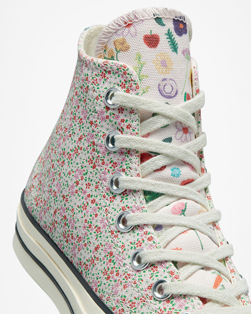 Dámské Vysoké Converse ​Chuck 70 Fruits & Florals Růžové | 2463-NHCDO