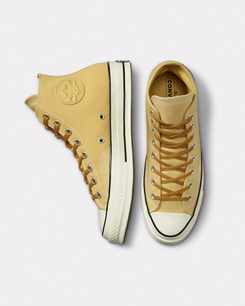 Dámské Vysoké Converse ​Chuck 70 Jungle Cloth Unisex Zlaté Oranžové | 1736-GUSHT