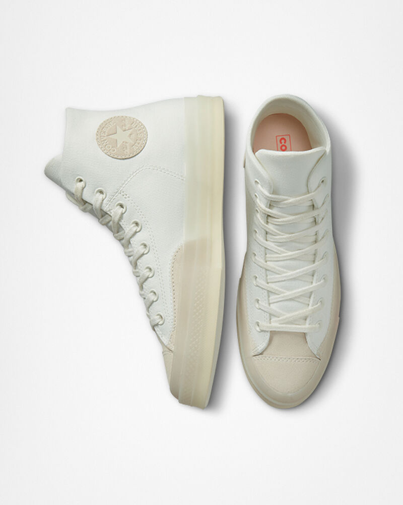 Dámské Vysoké Converse ​Chuck 70 Marquis Unisex Bílé Béžový Bílé | 2048-SBOYM