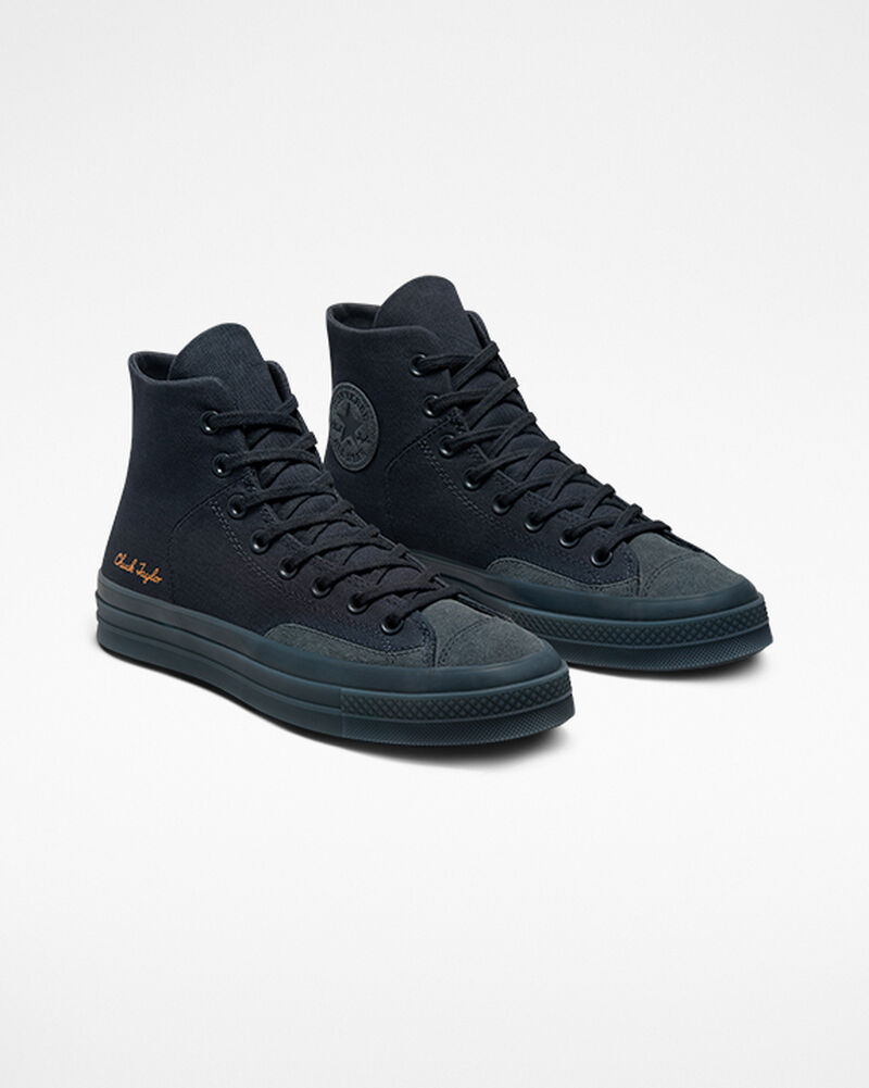 Dámské Vysoké Converse ​Chuck 70 Marquis Unisex Tmavě Šedé Šedé | 8426-WVMGO