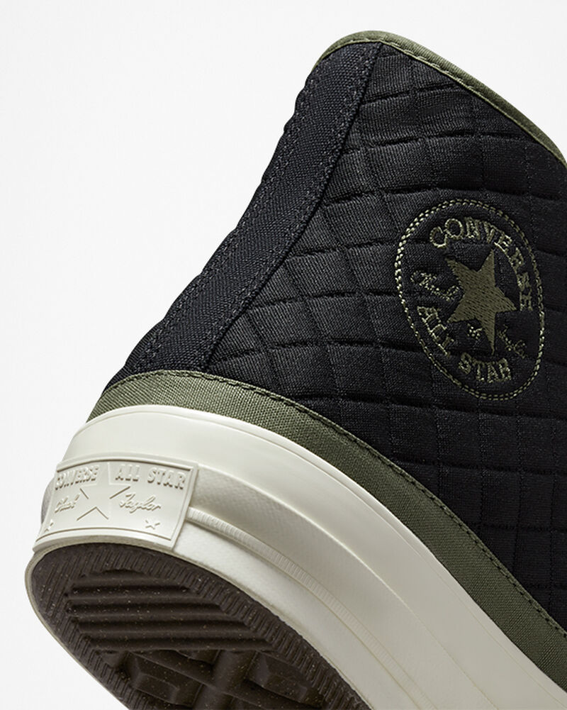 Dámské Vysoké Converse ​Chuck 70 Prošívaný Unisex Černé | 5917-FHCZP