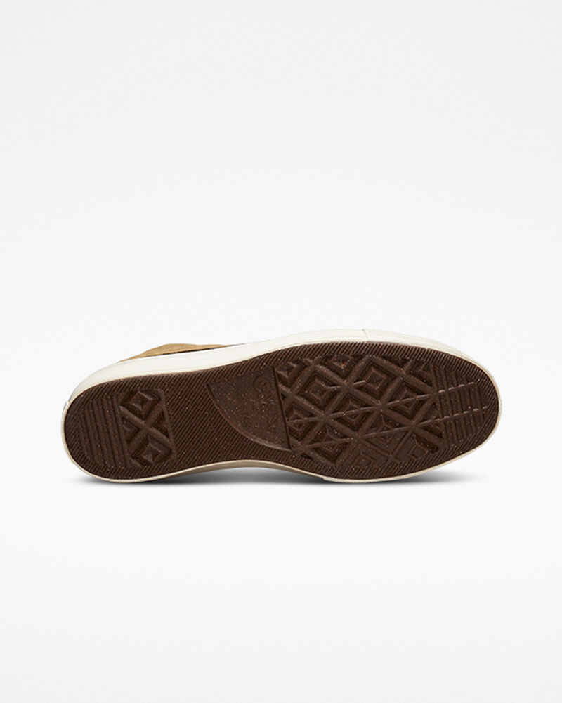Dámské Vysoké Converse ​Chuck 70 Prošívaný Unisex Hnědé Černé | 8047-EVHQN