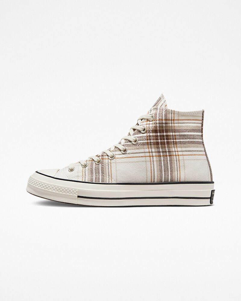 Dámské Vysoké Converse ​Chuck 70 Tartan Unisex Černé | 0682-XUSOL
