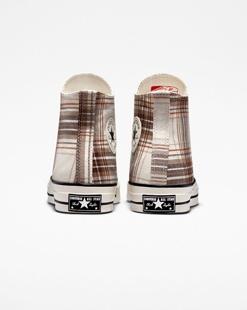 Dámské Vysoké Converse ​Chuck 70 Tartan Unisex Černé | 0682-XUSOL