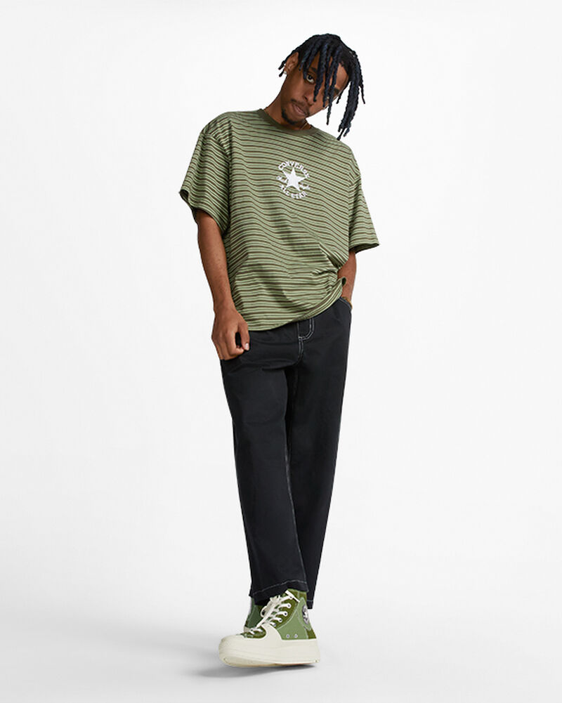 Dámské Vysoké Converse ​Chuck Taylor All Star Construct Colorblock Unisex Zelene | 0598-QHFSV