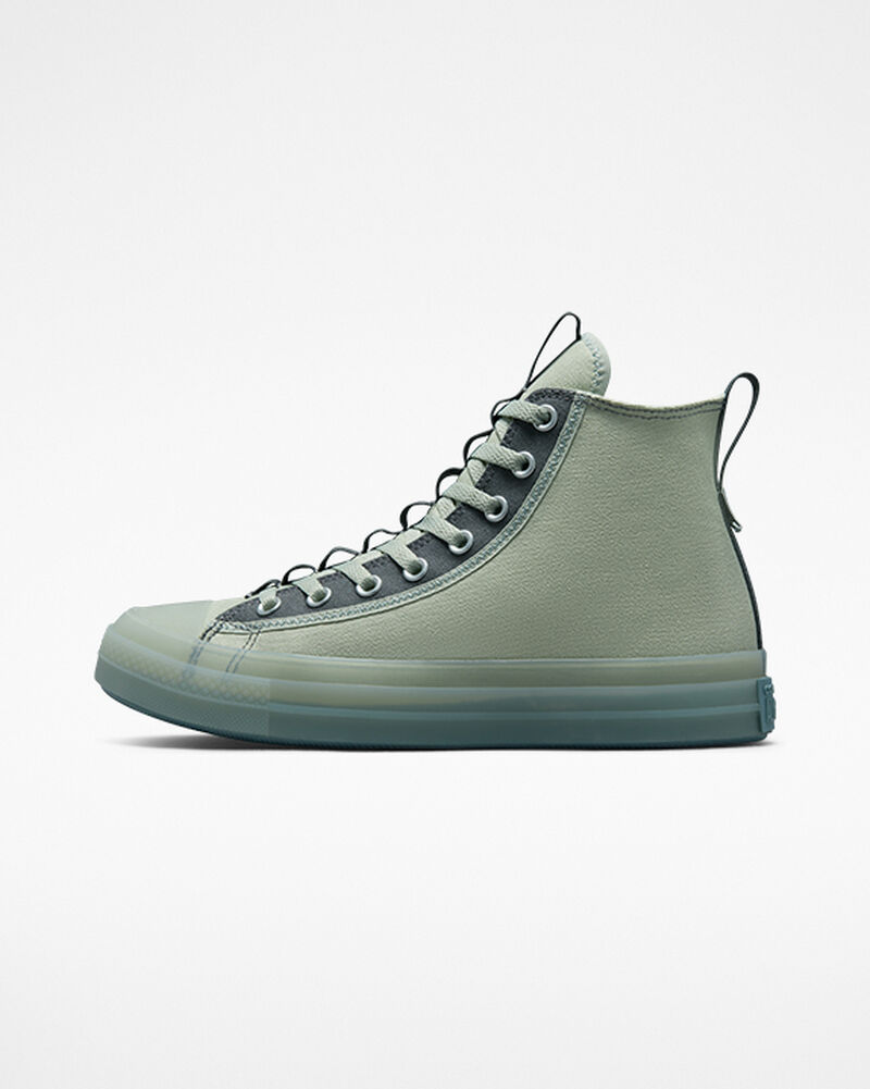 Dámské Vysoké Converse ​Chuck Taylor All Star CX Explore Unisex Olivy Zelené Šedé | 0726-OEWZH
