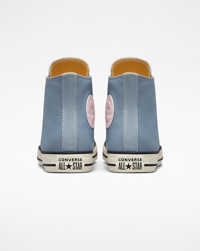 Dámské Vysoké Converse ​Chuck Taylor All Star Denim Tmavě Blankyt | 0813-YOZDA