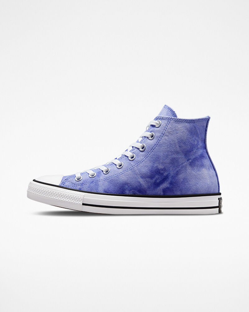 Dámské Vysoké Converse ​Chuck Taylor All Star Sun Washed Textilní Unisex Bílé | 0983-XURQF