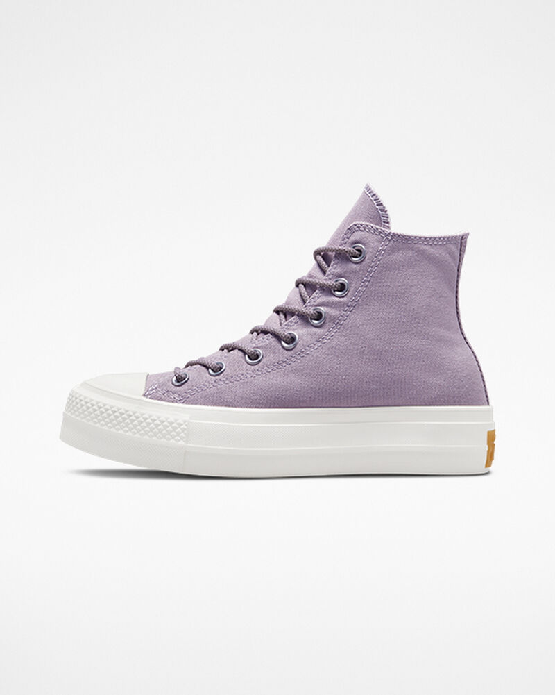 Dámské Vysoké Converse ​Chuck Taylor All Star Lift Platene Fialové Fialové | 1269-VQOPD
