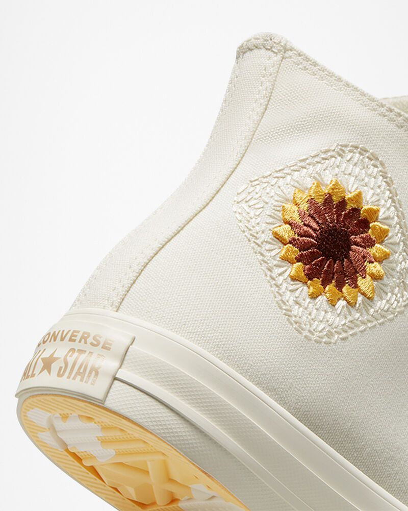 Dámské Vysoké Converse ​Chuck Taylor All Star Festival Florals Světle Zlaté | 1360-SAGUC