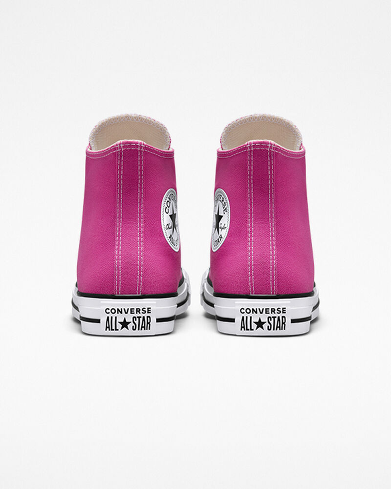 Dámské Vysoké Converse ​Chuck Taylor All Star Seasonal Color Unisex Fuchsie Bílé Černé | 1435-OFHGR