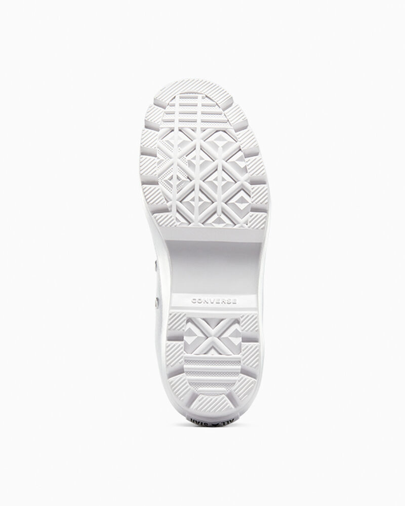 Dámské Vysoké Converse ​Chuck Taylor All Star Lugged Bílé Černé Bílé | 1867-NSGXF