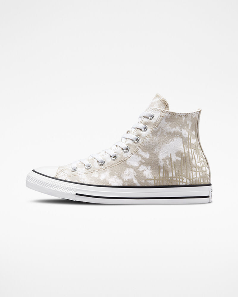 Dámské Vysoké Converse ​Chuck Taylor All Star Dip Dye Unisex Šedé Bílé Černé | 2065-AFWSZ