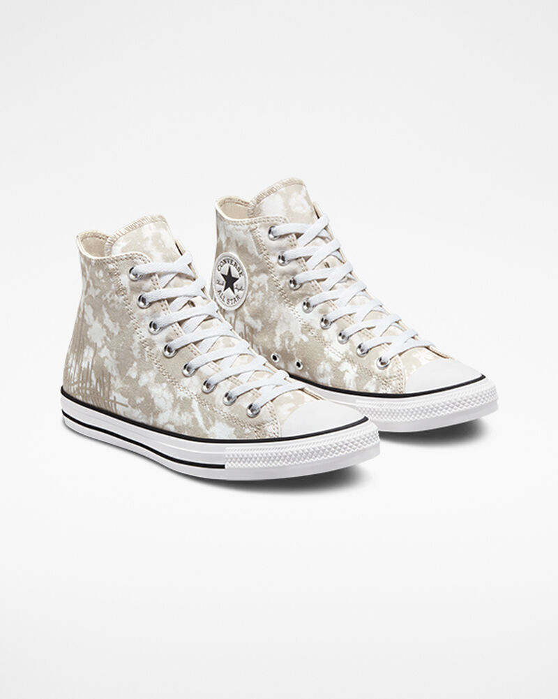 Dámské Vysoké Converse ​Chuck Taylor All Star Dip Dye Unisex Šedé Bílé Černé | 2065-AFWSZ