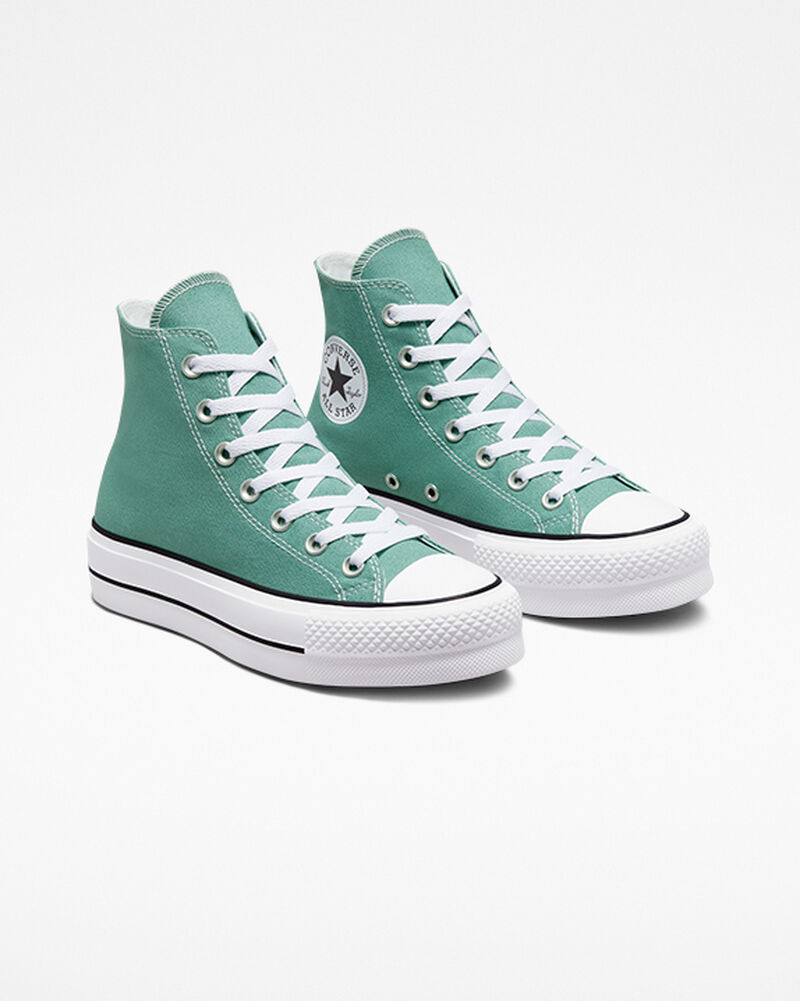 Dámské Vysoké Converse ​Chuck Taylor All Star Lift Surplus Platene Šedé | 2698-FVMCD